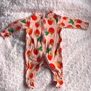Old Navy Strawberry Print Onesie